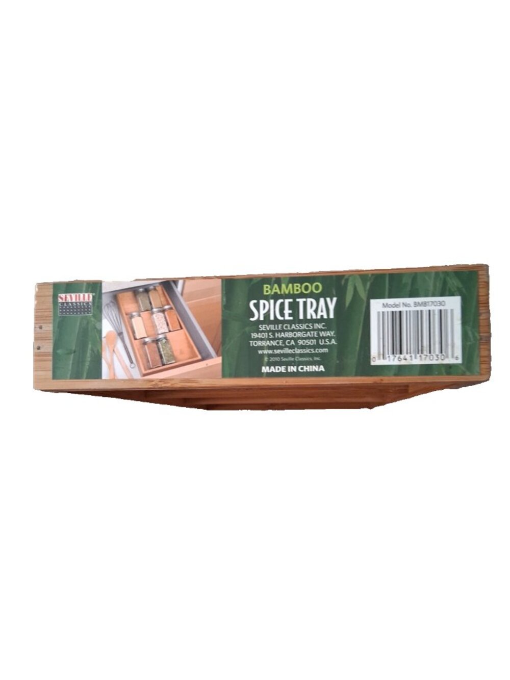 Bambooo 3-Tier Spice & Seasoning Rack -  In Drawer - Picture 2 of 7
